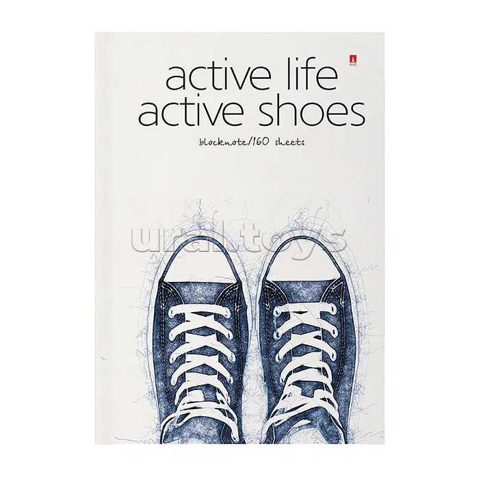 Блокнот-престиж А5. 160 л. "Active shoes" Блокнот-престиж А5. 160 л. "Active shoes"