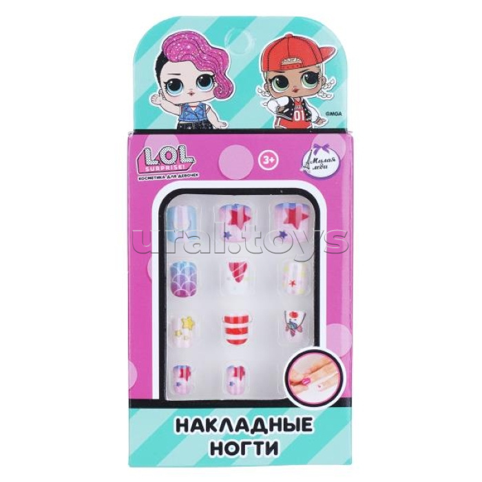 Накладные ногти "Лол", в коробке