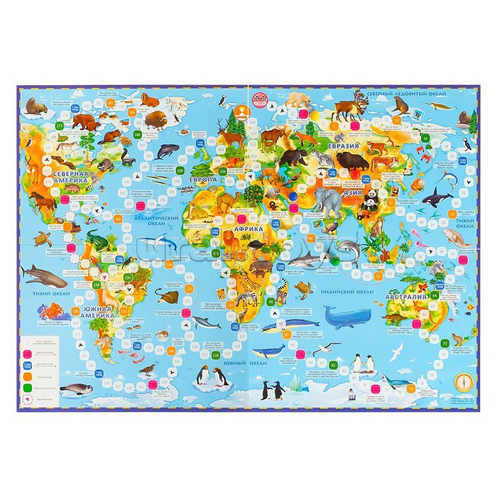 Полезный подарок. Большое путешествие. Мир животных. 5 в 1.