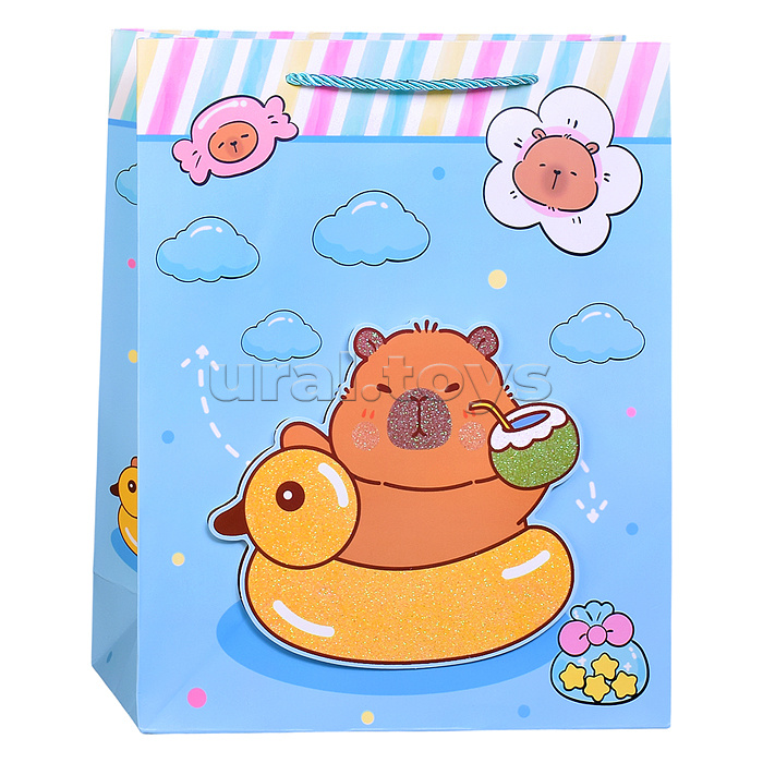 Пакет подарочный "Магия момента" 26*10*32см