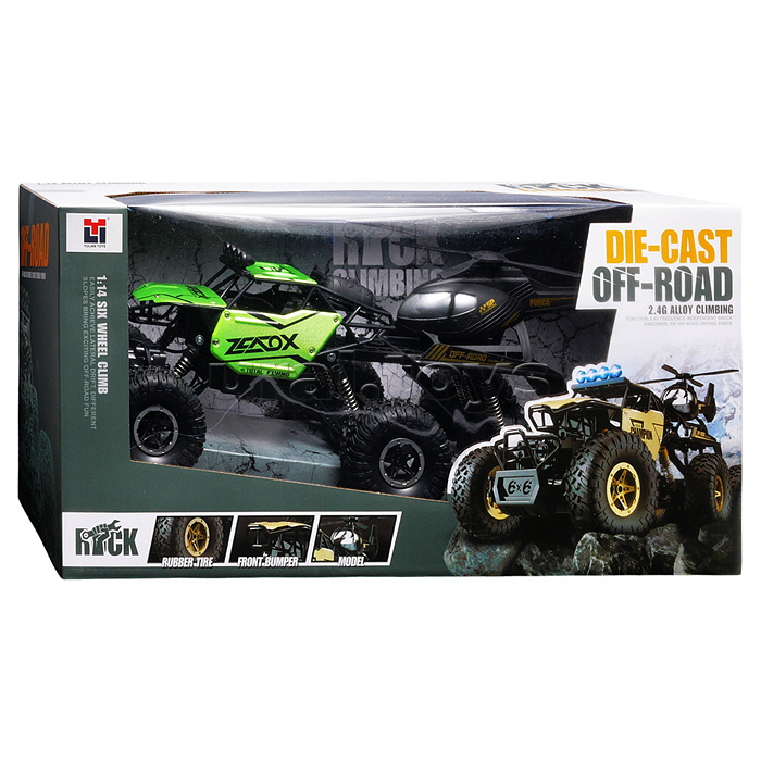 Машина "Джип" р/у, 27 MHz, с аккум., USB, в коробке