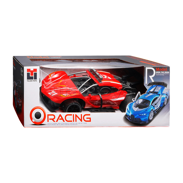 Машина "Турбо мощь" р/у, 27 MHz, со спреем, с аккум., в коробке