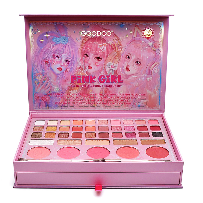 Косметика детская "Pink Girl" (палетка теней)