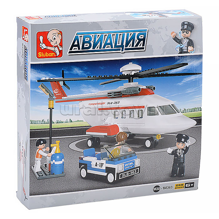 Конструктор "Вертолет" (259 дет.) Конструктор "Вертолет" (259 дет.)