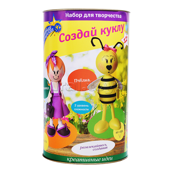 Набор для творчества. Создай куклу "Пчелка"