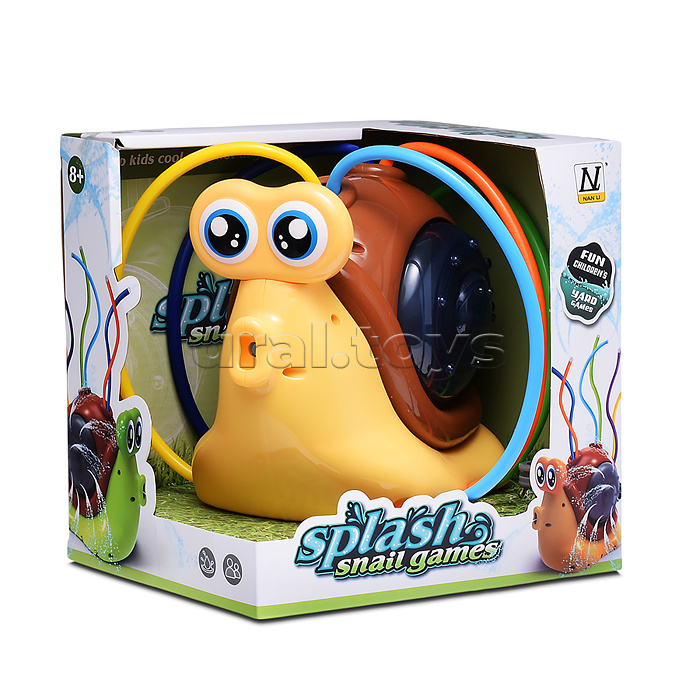 Игрушка - брызгалка "Улитка" в коробке