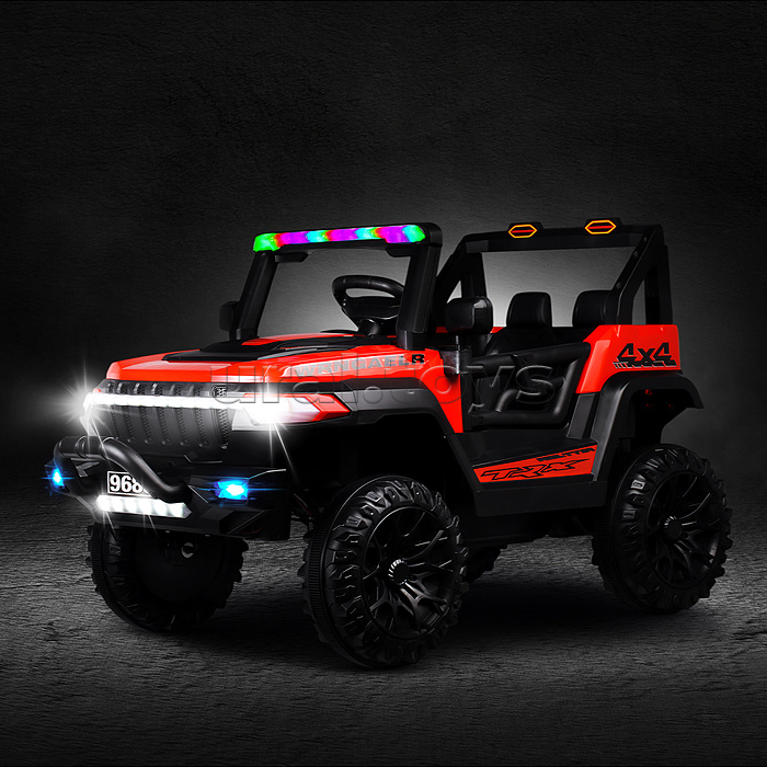 Электромобиль детский "Крутой внедорожник" (цвет красный)