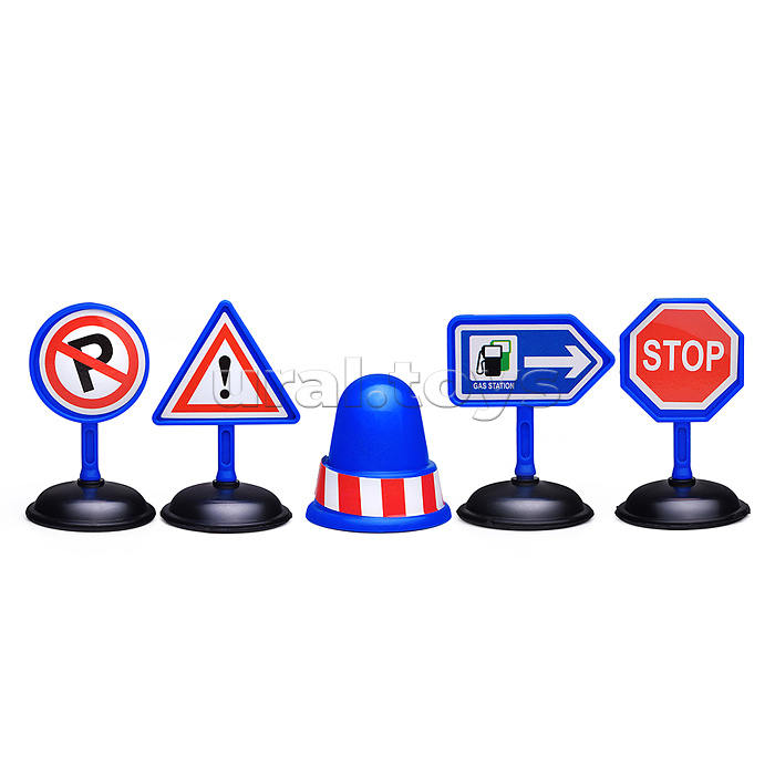 Набор с дорожными знаками "Дорожный спецназ",в  коробке