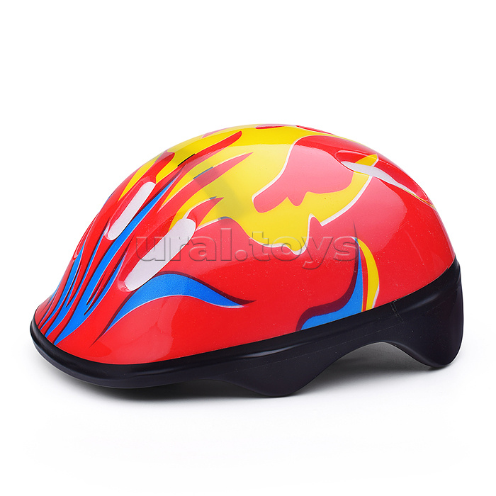 Защитный шлем для детей "Звезды" красный