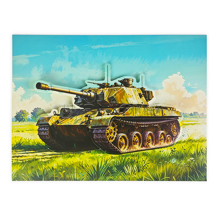 3Д аппликация. Танк. Истребитель. Авианосец