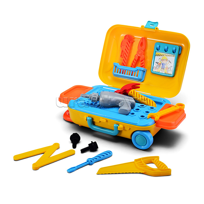Игровой набор в чемодане "Мини-мастерская Technic" на колесах