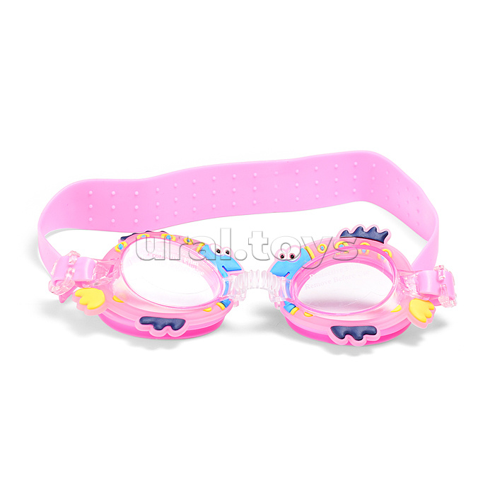 Очки для плавания цветные, в ассортименте, в пакете