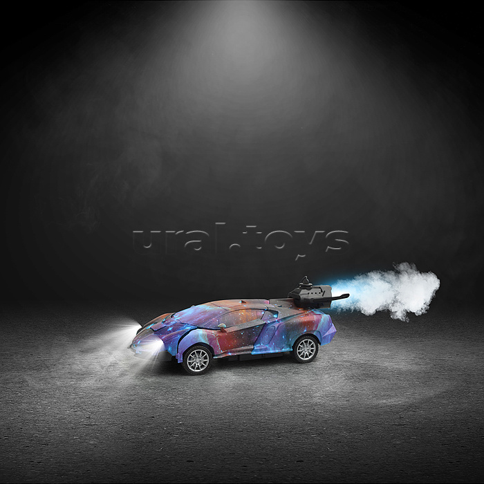 Машина "Суперкар" трансформирующийся в робота, р/у, 27 MHz, в коробке