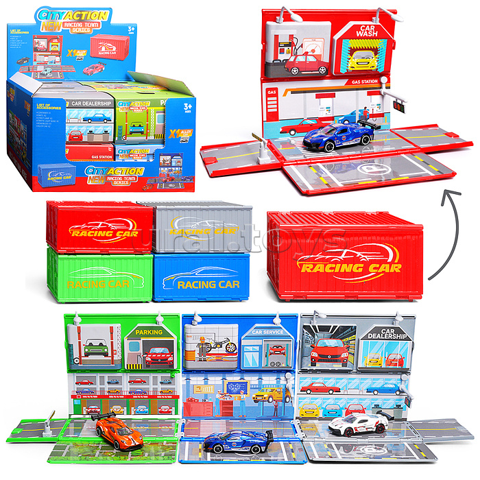 Машина "Контейнер-спид" в коробке