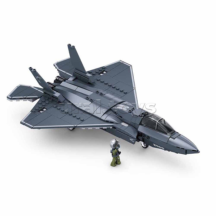 Конструктор "Модель истребителя J-35" (335 дет.) в коробке