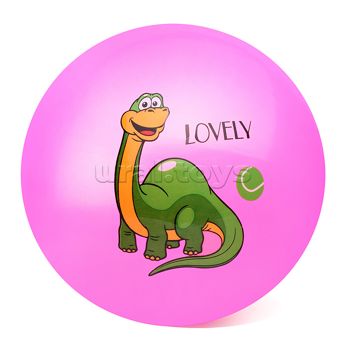 Мяч надувной PVC "Динозаврик-2" 22,5 см., 60 гр. (цвет микс)