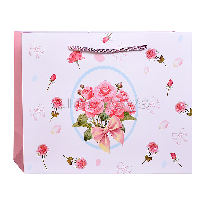 Пакет подарочный "Подарок весны" 24,5*29,5*9,5см.