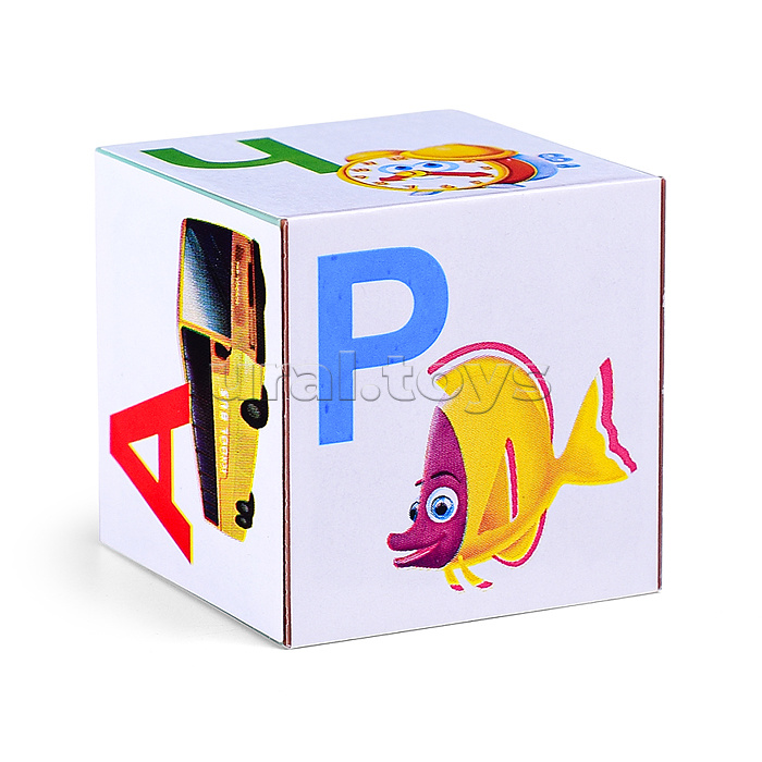 Кубики обучающие "Азбука в картинках"