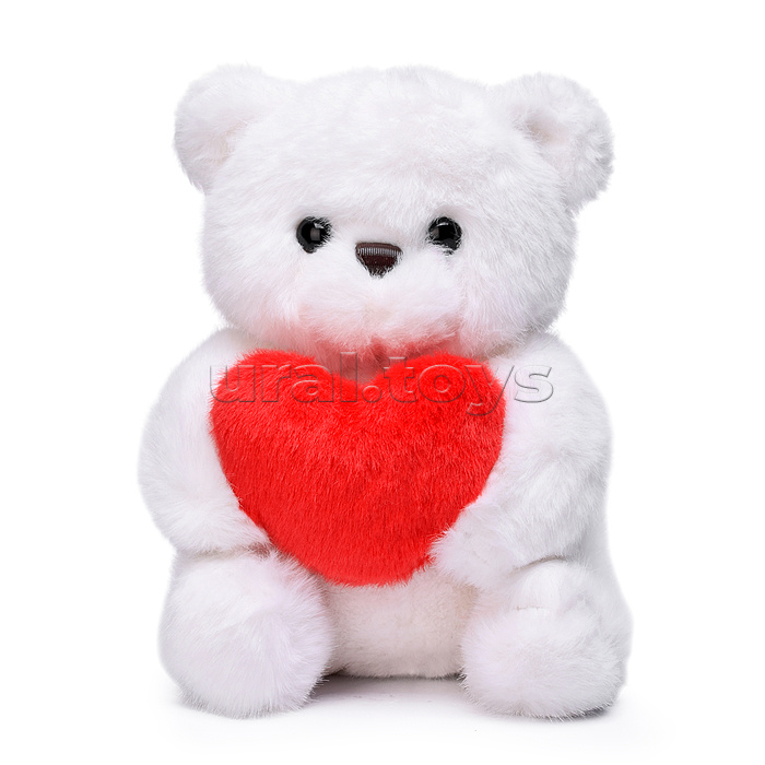 Мягкая игрушка "Медведь" с сердечком, 20 см.