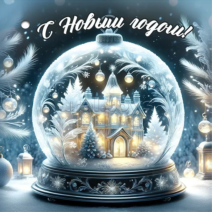 Бирка для подарка "С Новым годом!"