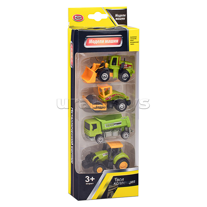 Набор машин "Строим вместе-2" в коробке