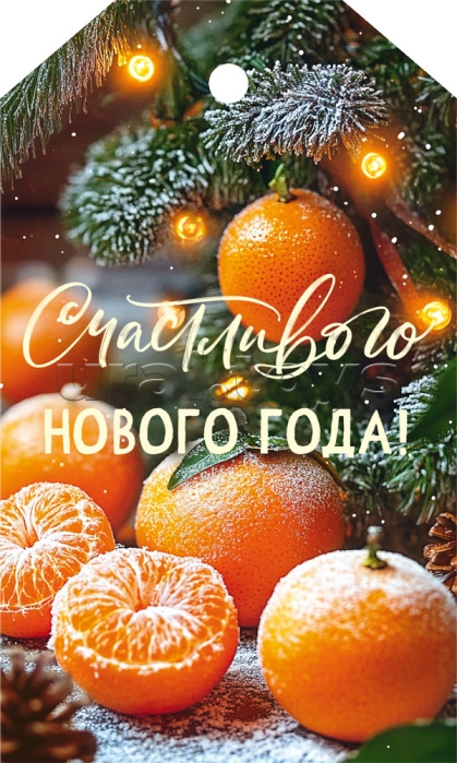 Бирка "Счастливого Нового года"