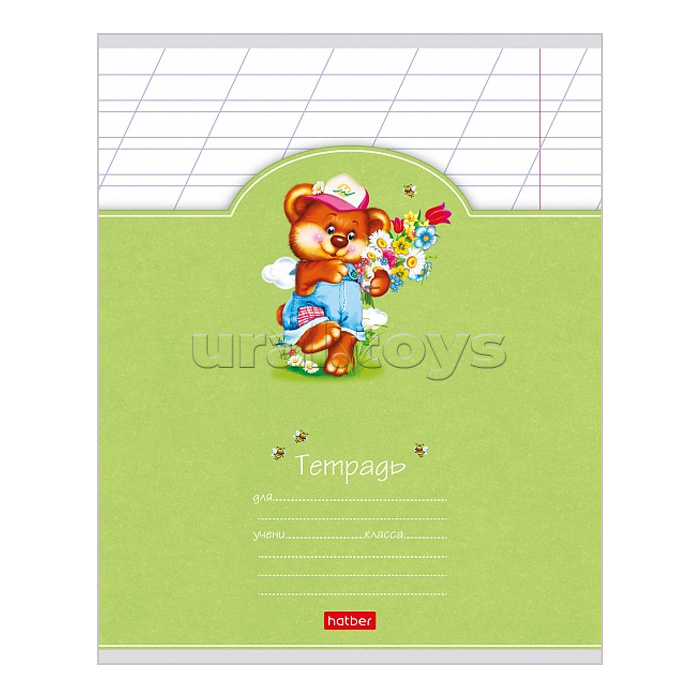 Тетрадь 12л. косая линия "Лохматики"