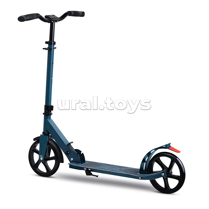 Самокат ROCKET, колеса PU 200 мм, ABEC 7, темно-синий