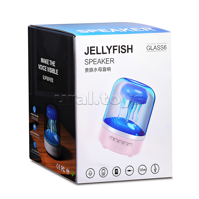 Светильник-колонка "Медуза" (с Bluetooth) в коробке Светильник-колонка "Медуза" (с Bluetooth) в коробке