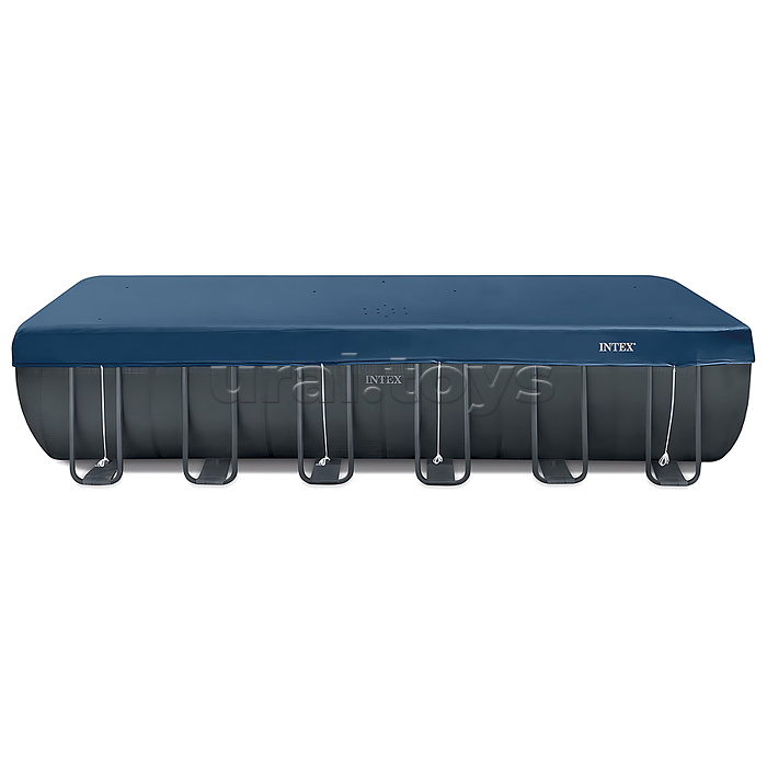 Бассейн каркаcный Ultra XTR Frame 732 х 366 х 132 см, комбинированный фильтр-насос, лестница, тент, подстилка, волейбольная сетка, набор для чистки, 26368NP INTEX