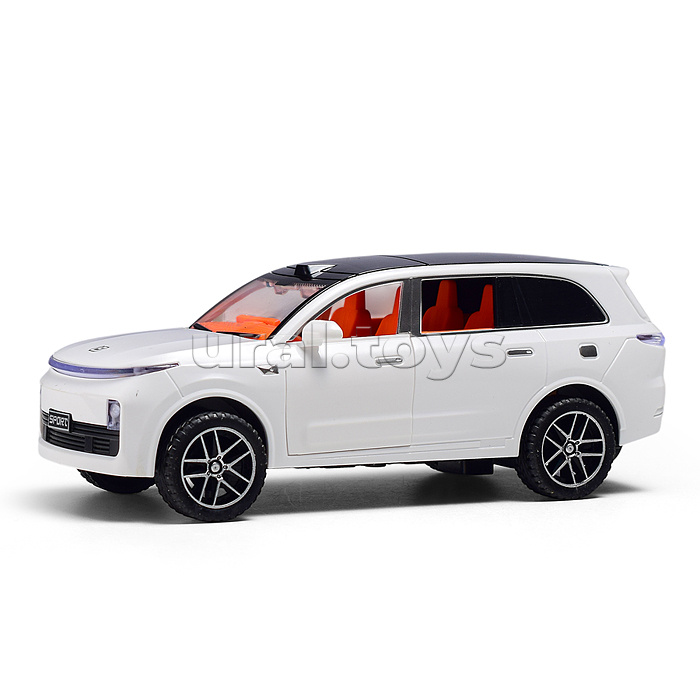 Машина "Мощный ход" (свет, звук) в коробке