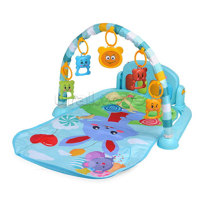 Коврик развивающий "Весёлый зайчик" в коробке