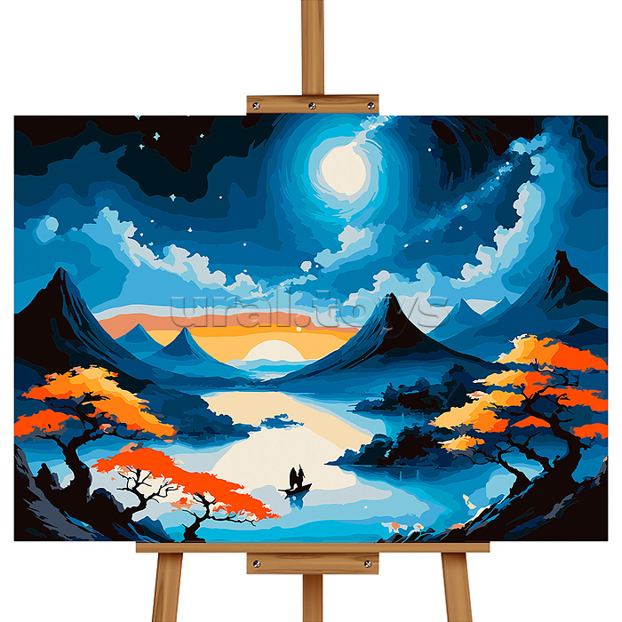 Картина по номерам "Под лунным небом" 50*40 см