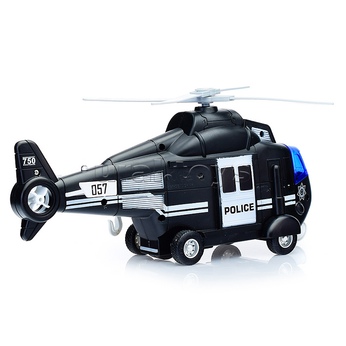 Вертолет "Полицейский" 1:16 (свет, звук) инерц., в коробке