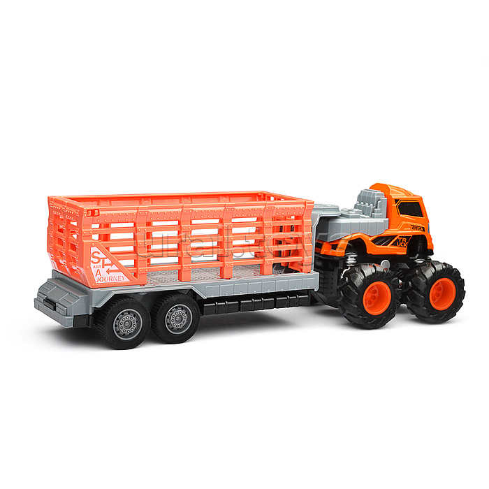 Машинка металлическая инерционная Big Foot, масштаб 1:43