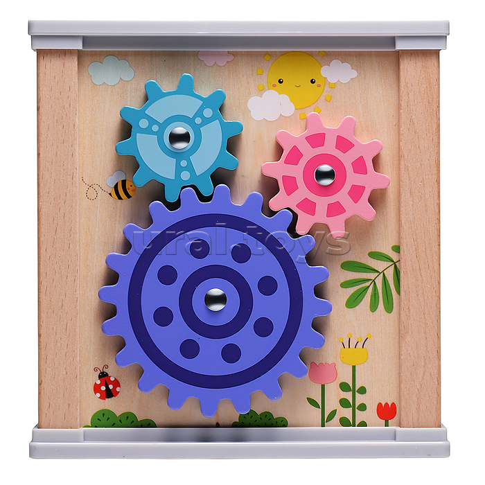 Бизиборд-Куб развивающий "Любимая ферма"