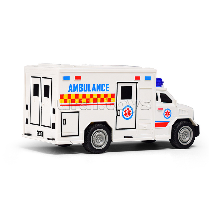 Машина "Служебное авто" 1:20 (свет, звук) в коробке