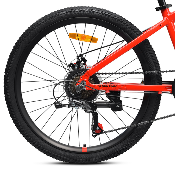 Велосипед 24" Rocket Rower, цвет красный, размер 13"