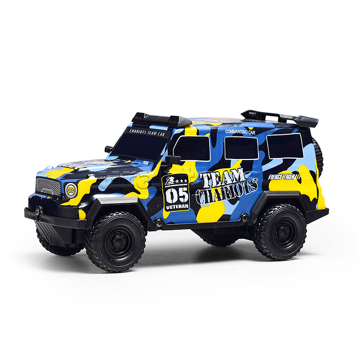 Машина "Яркая скорость" 1:18, свет, звук, в коробке