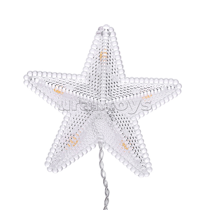 Электрогирлянда интерьерная "Звёздочки" теплый