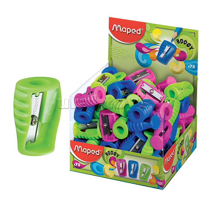 Точилка "Boogy" без контейнера, ассорти, дисплей,