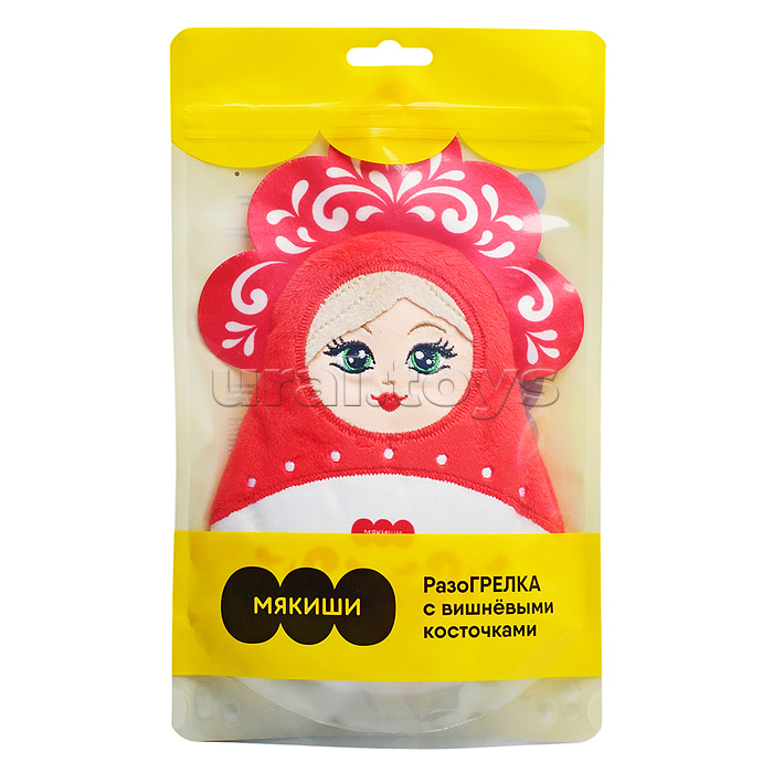 Игрушка с вишнёвыми косточками "Русская Матрёшка"