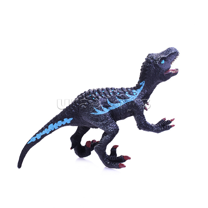 Динозавр "Аллозавр" с синей полоской, в коробке