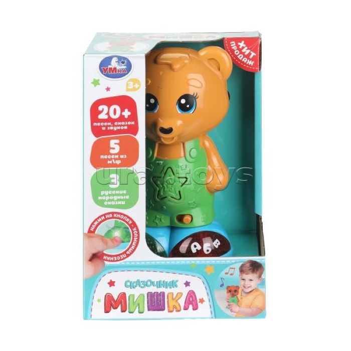 Сказочник "Мишка"( 20+ песен, сказок и звуков)