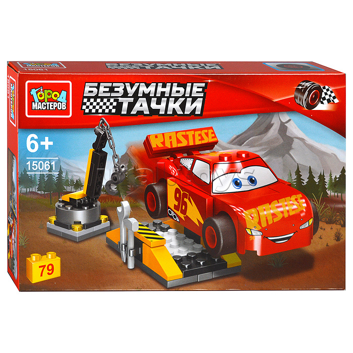 Конструктор "Безумные тачки" 79 дет. Конструктор "Безумные тачки" 79 дет.