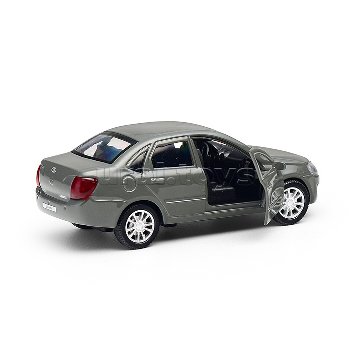Машина металл LADA Granta 11,5 см, (двери, инерц, серый, ) в коробке