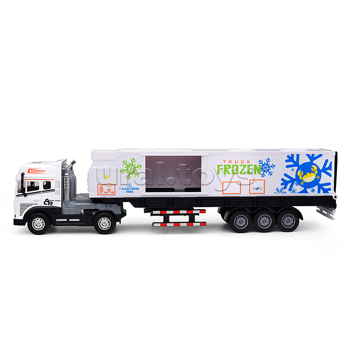 Машина "Фура - авторефрижератор 2"  (свет,звук) в коробке