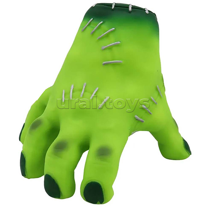 Тянучка Zombie Hand Elasticorps зеленая рука 13см