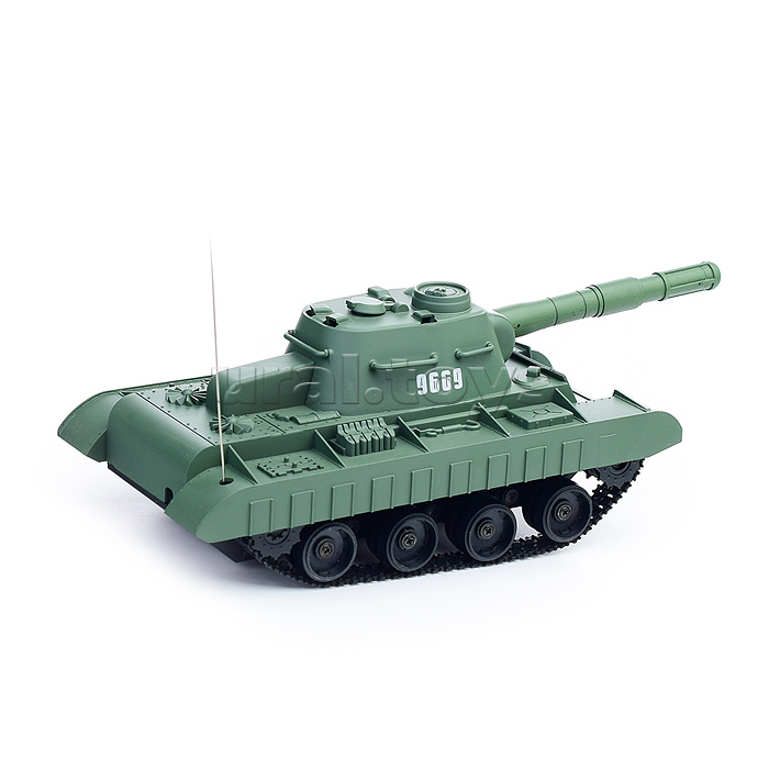 Боевой танк "Армия" р/у, на аккумуляторных батарейках, з/у, с пульками, в коробке