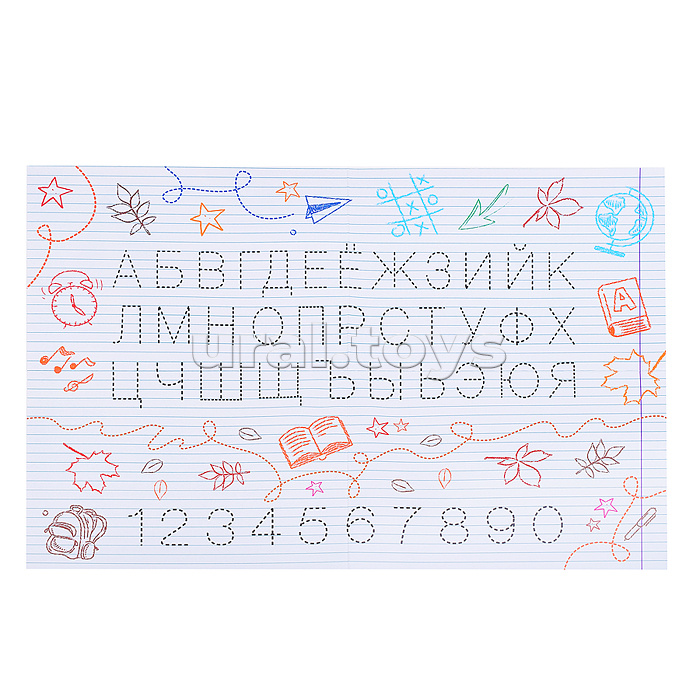 Обучающий набор. Буквы и цифры. Чебурашка.